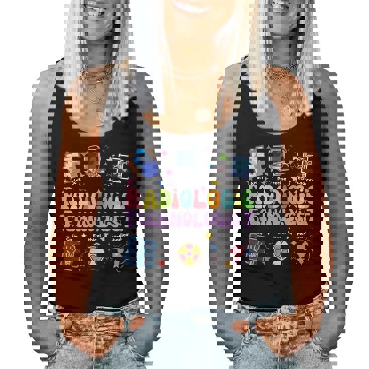 Groovy 放射線技師アート メンズ レディース X線技術 レディースタンクトップ