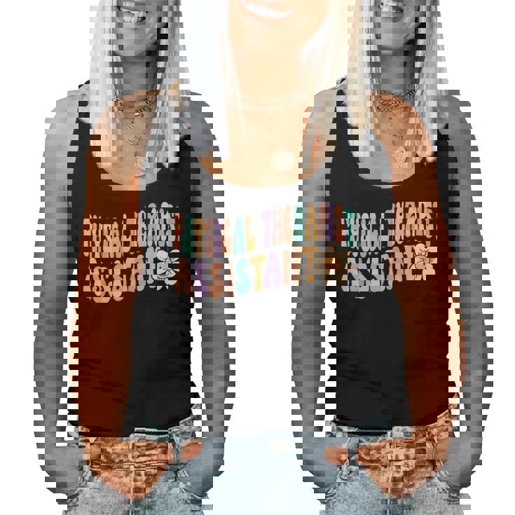 Groovy 理学療法士アシスタント デイジーフラワー レトロ Pta レディースタンクトップ