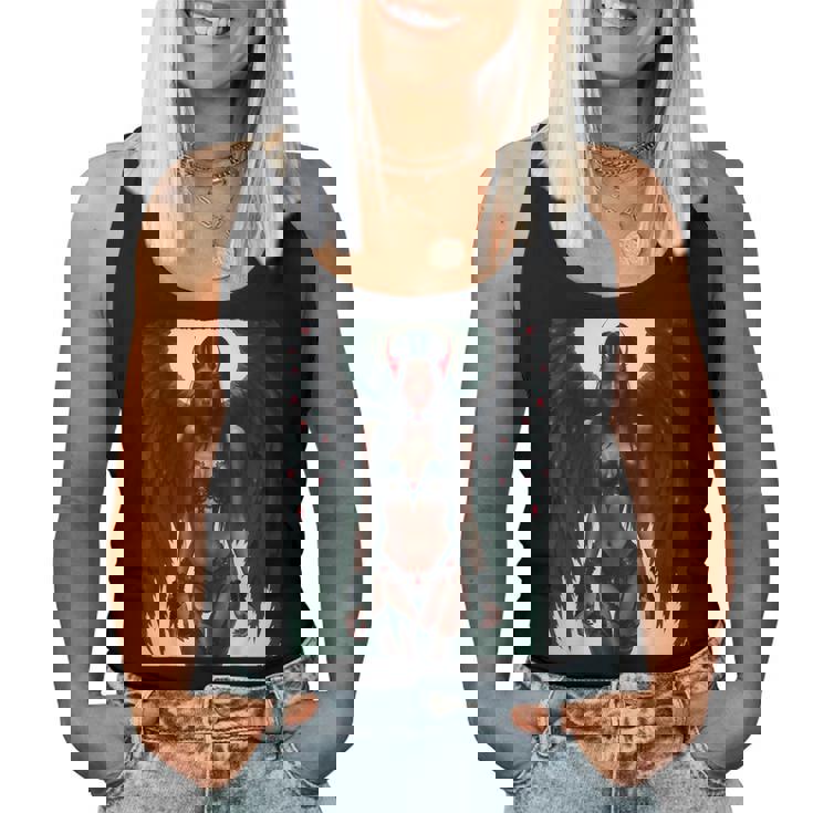 Hot Girl On 男性用 堕天使バトルレディ レディースタンクトップ