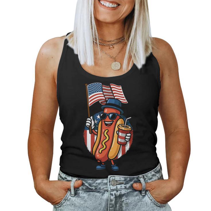 Hotdog 4Th Of July Usa Flag Patriotic America Independence For Women Women Tank Top Hotdog 4Th Of July Usa Flag Patriotic America Independence For Women Women Tank Top