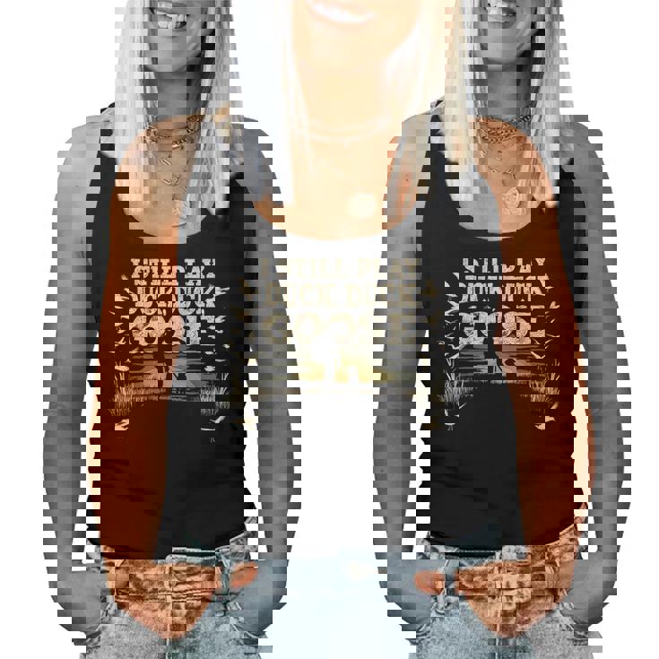 Itill Play Duck Hunting itka Camo Dux Waterfowl メンズ レディースタンクトップ