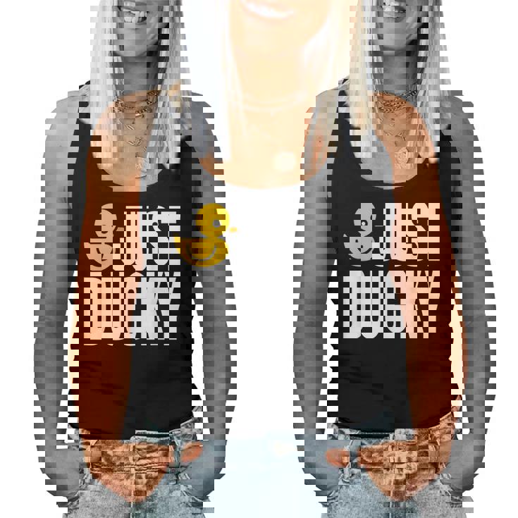 Just Duckyラバーダック レディースタンクトップ