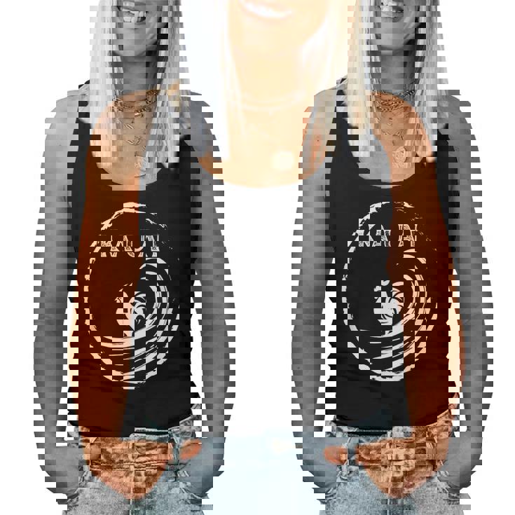 Kauai Hawaii Chicken Rooster Surf Wave Coffee Garden Island Women Tank Top Kauai Hawaii Chicken Rooster Surf Wave Coffee Garden Island Women Tank Top