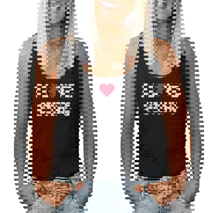 I Loveting Coincidencia Novia & Novioting Nombre Cuello Camiseta sin mangas para mujer