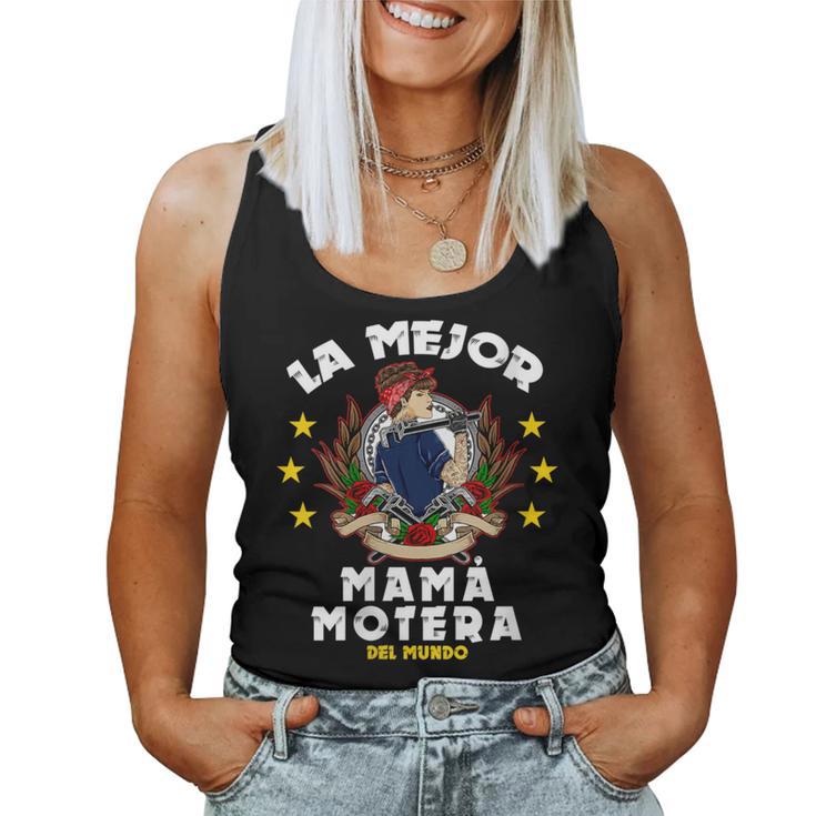 Mama Motera Intage Cuello Camiseta sin mangas para mujer