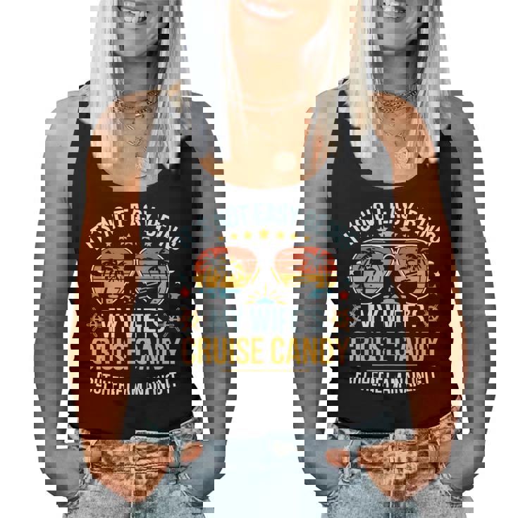 Matching Couples Cruise Candy Husband And Wife Cruise Women Tank Top