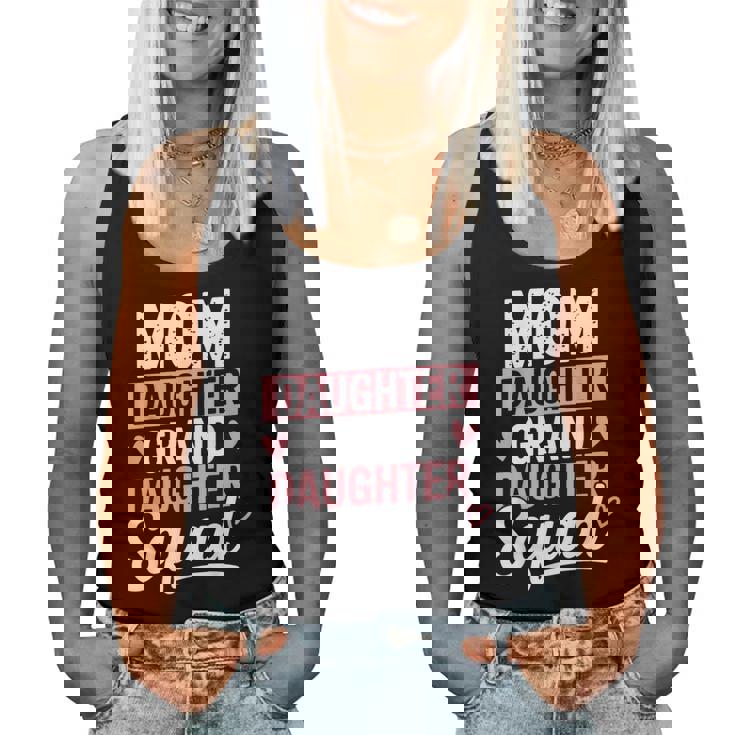 Mom Daughter Granddaughterquad マッチングママ 母の日 レディースタンクトップ