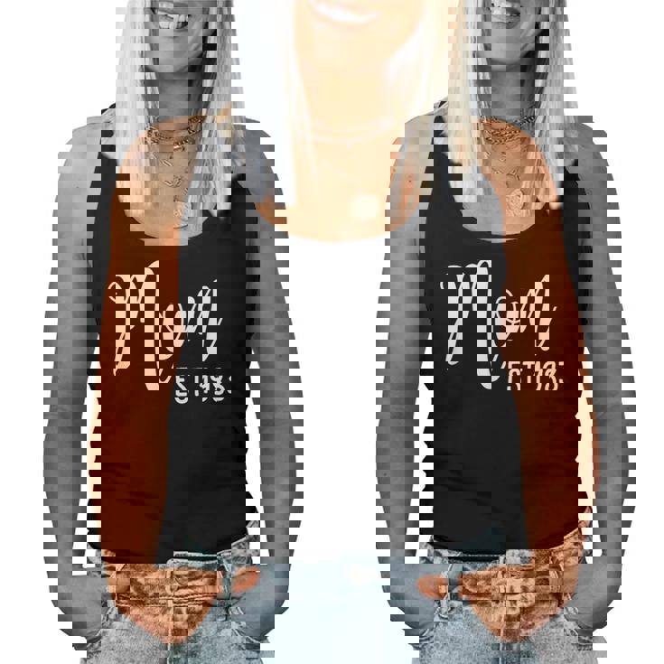 Mom Established 1983 S Women Tank Top - Monsterry