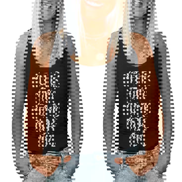 Mother Mama Mommy Madre Mom Mommy Women Tank Top