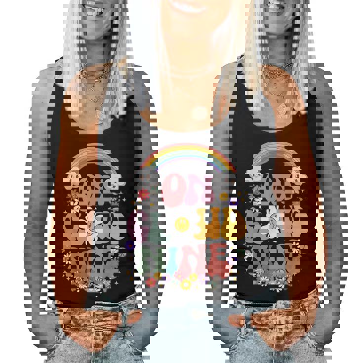 On Cloud Nine Birthday シャツ 9歳の誕生日 女の子 面白い レトロ レディースタンクトップ