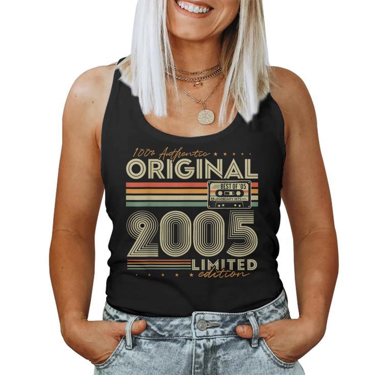 Original 2005Intage Regalo 20º Cumpleaños Hombre Camiseta sin mangas para mujer