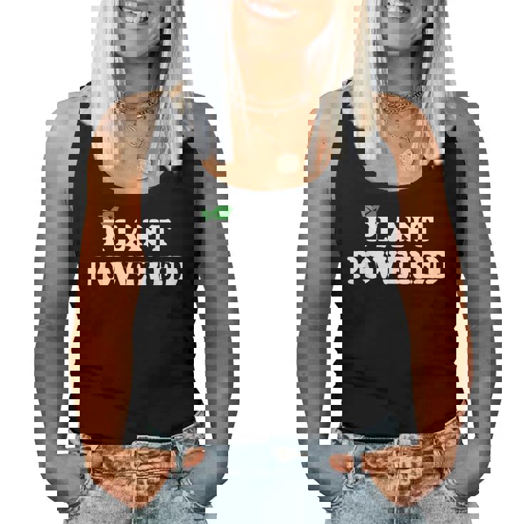 Plant Powered プラントパワー ヴィーガニズム ヴィーガン ベジタリアン レディースタンクトップ