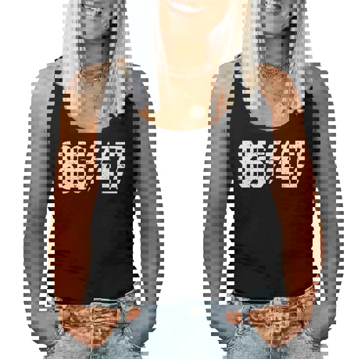 Sarcastic 8647 Vintage 80S Style 86 47 Rock Music 8647 Women Tank Top Sarcastic 8647 Vintage 80S Style 86 47 Rock Music 8647 Women Tank Top