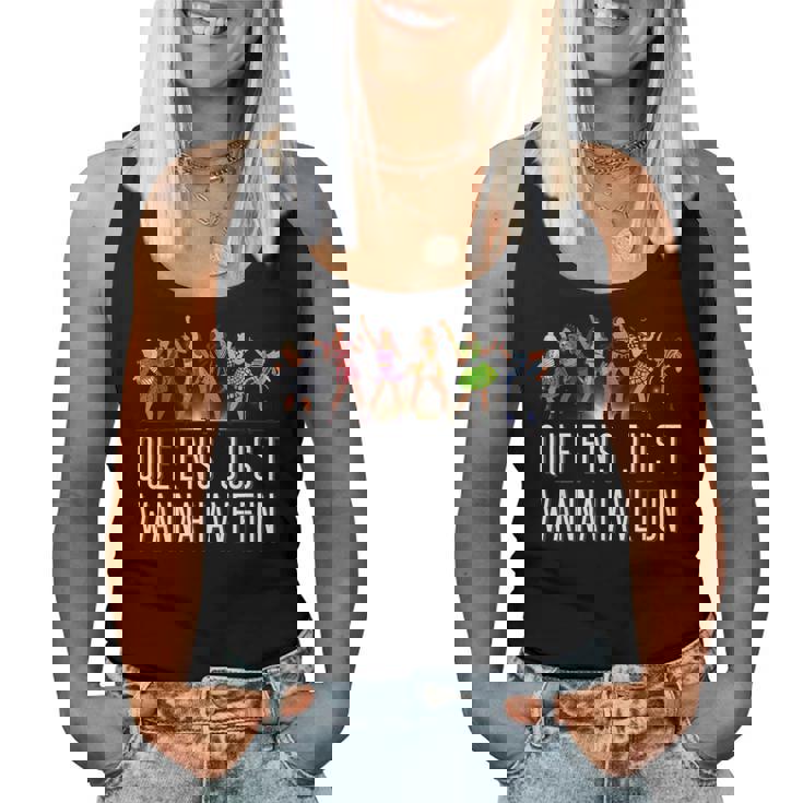 Six Queens Just Wanna Have Fun シアターミュージカル レディースタンクトップ