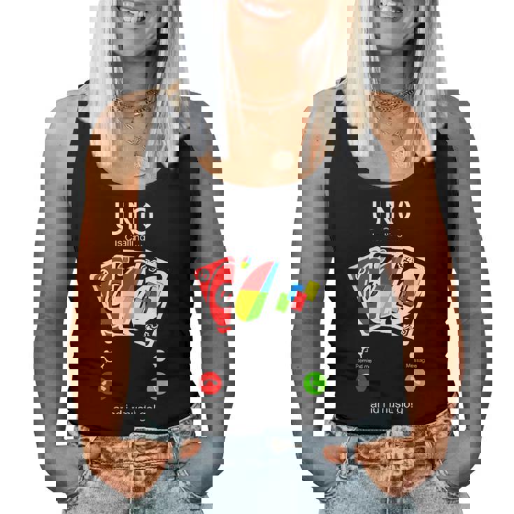 Uno Calls And I Must Be For Children レディースタンクトップ