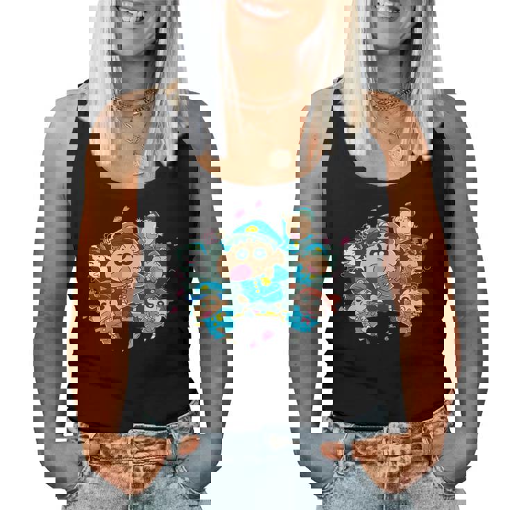 【映画】クレヨンしんちゃん 謎メキ!花の天カス学園 カスカベ防衛隊 レディースタンクトップ