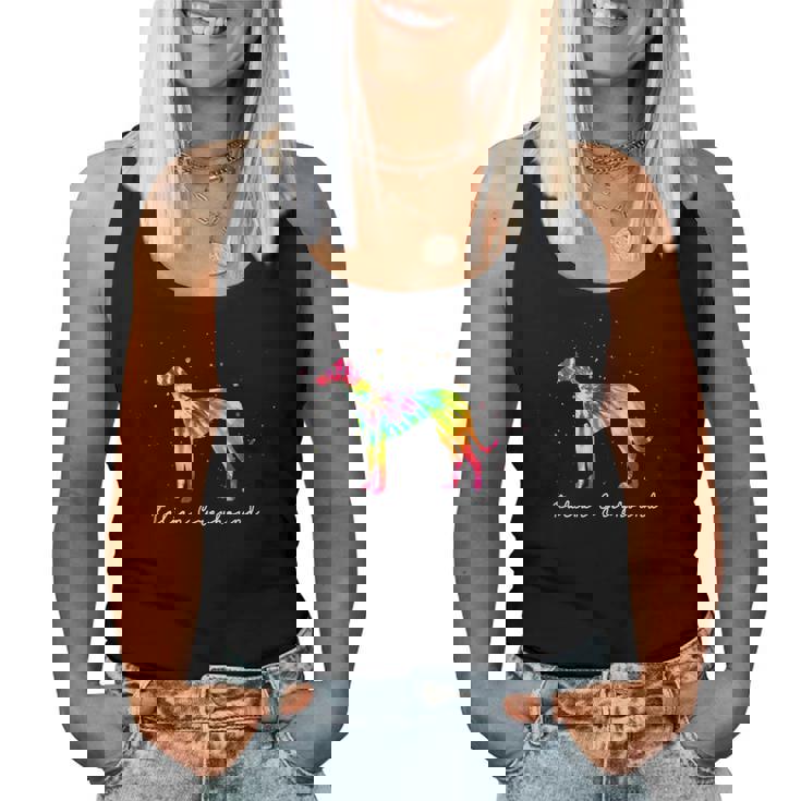 カラフル イタリアン グレイハウンド 犬 お母さん ギフト イタリアン グレイハウンド レディースタンクトップ