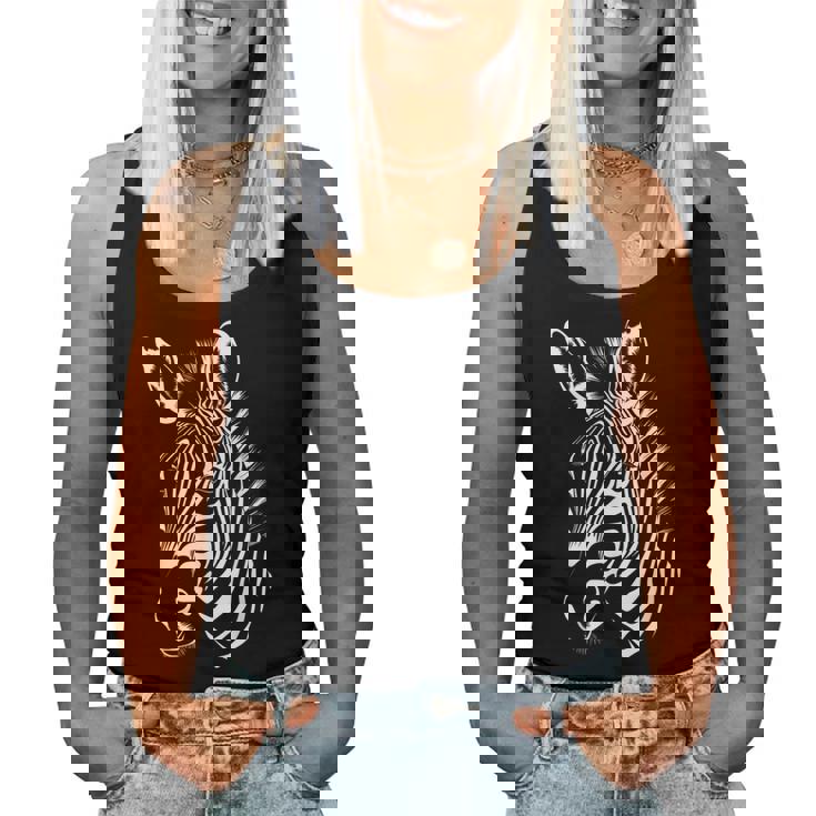 グラフィック ワイルド ゼブラ グラフィック メンズ レディース 男の子 女の子 レディースタンクトップ