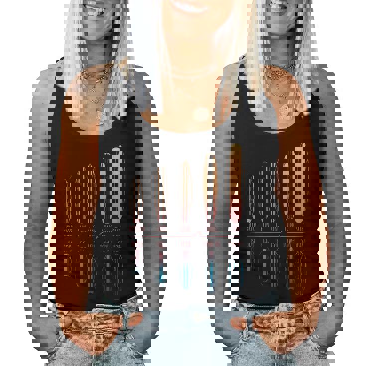 サーフボード サーファー ポートフォリオ サーフボード サーフィン 男の子 女の子 サーフ レディースタンクトップ