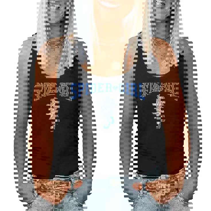 スパイダー・ガールpider Girl 青 レディースタンクトップ