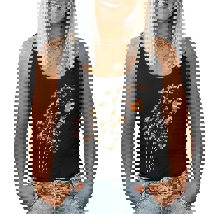 タンポポのモルモットの花、花のモルモットの木 レディースタンクトップ