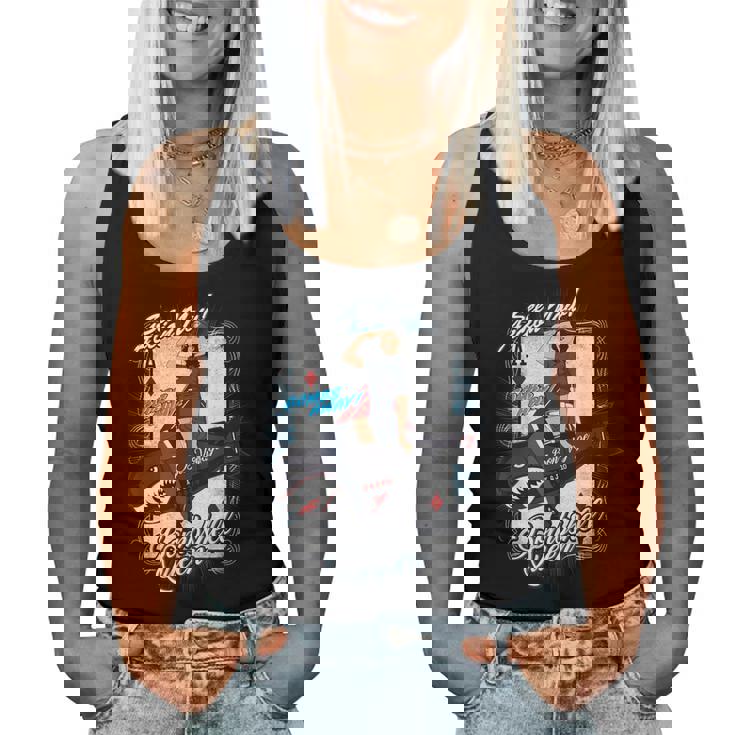 ピンナップ セクシーガールギフト 男性またはピンナップラバー、Bombshell Queen レディースタンクトップ