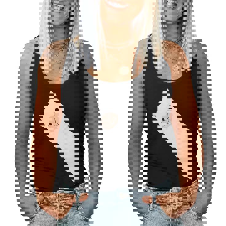 レトロ、ラマ、アルパカのデザイン。男性、女性、子供用。 レディースタンクトップ