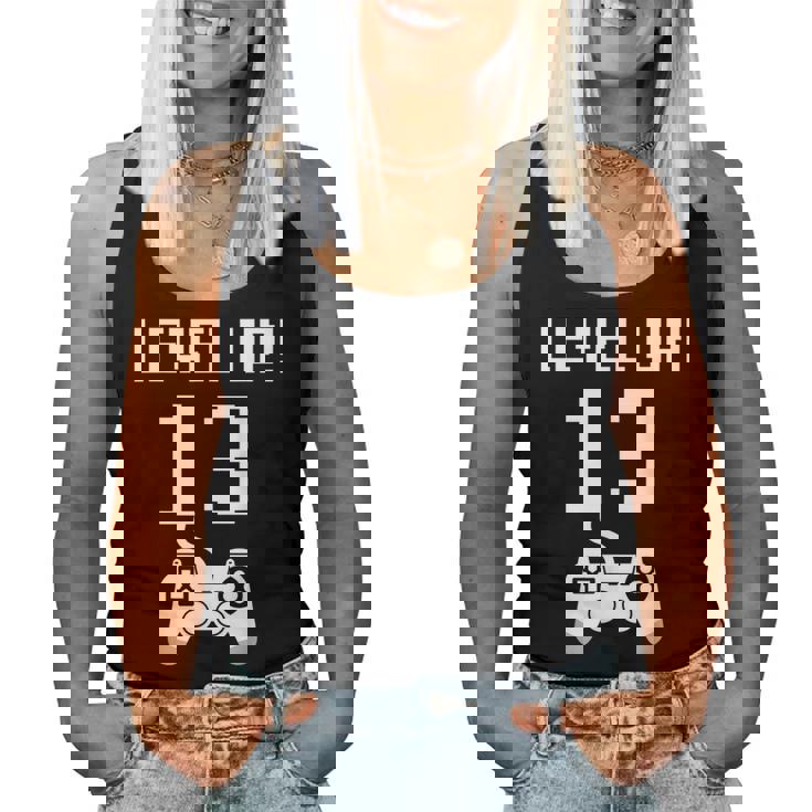 レベルアップ 13歳 誕生日プレゼント 男の子 女の子 レディースタンクトップ