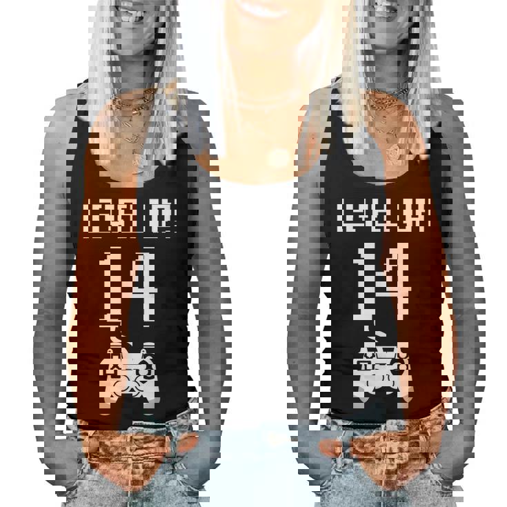 レベルアップ 14歳 誕生日プレゼント 男の子 女の子 レディースタンクトップ