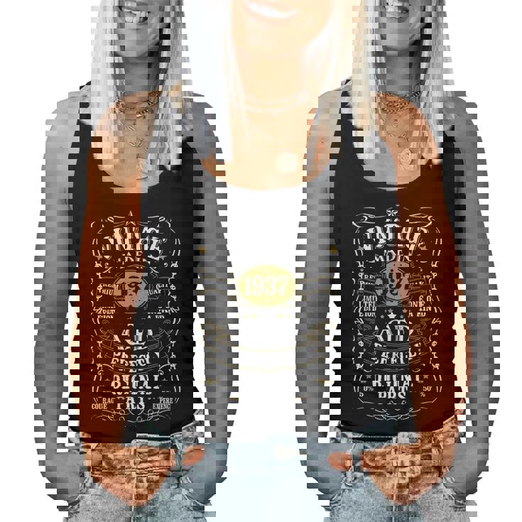 ヴィンテージ 1937 88 歳の誕生日プレゼント 男性 女性 88 歳 レディースタンクトップ
