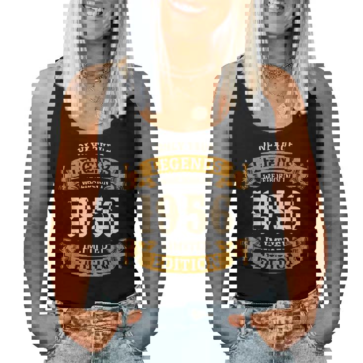 ヴィンテージ 1956 ギフト 男性 女性 長寿祝い 1956年生まれ ユニークな誕生日プレゼント 古希 レディースタンクトップ