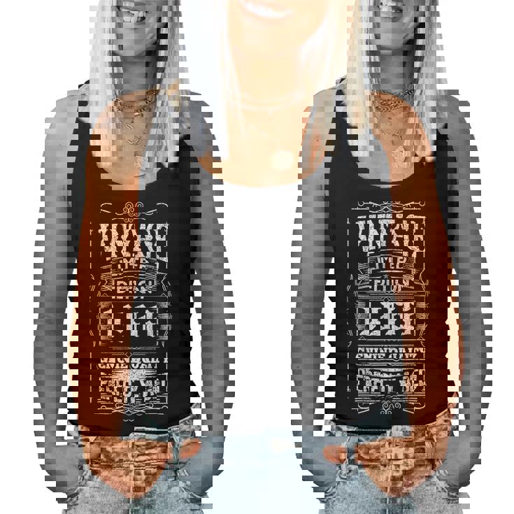 ヴィンテージ 1966 ギフト 男性 女性 長寿祝い 1966年生まれ ユニークな誕生日プレゼント レディースタンクトップ