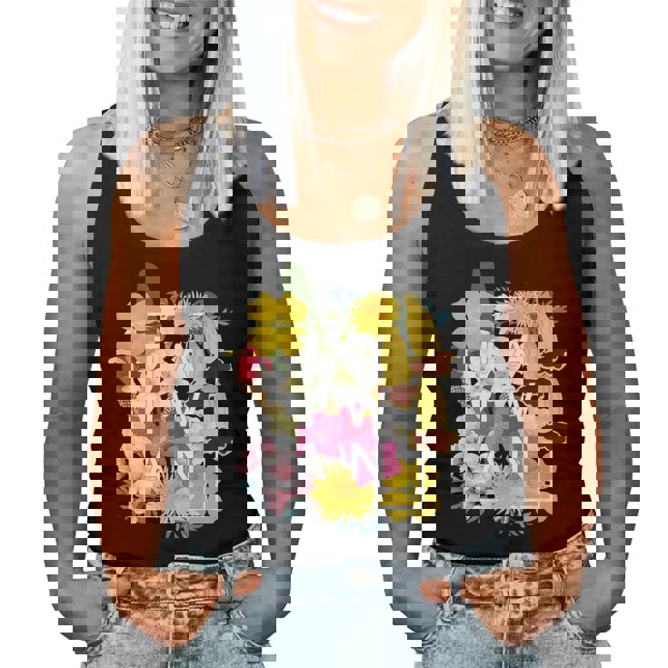 台湾の花ワードアート 台湾の誇り。 レディースタンクトップ