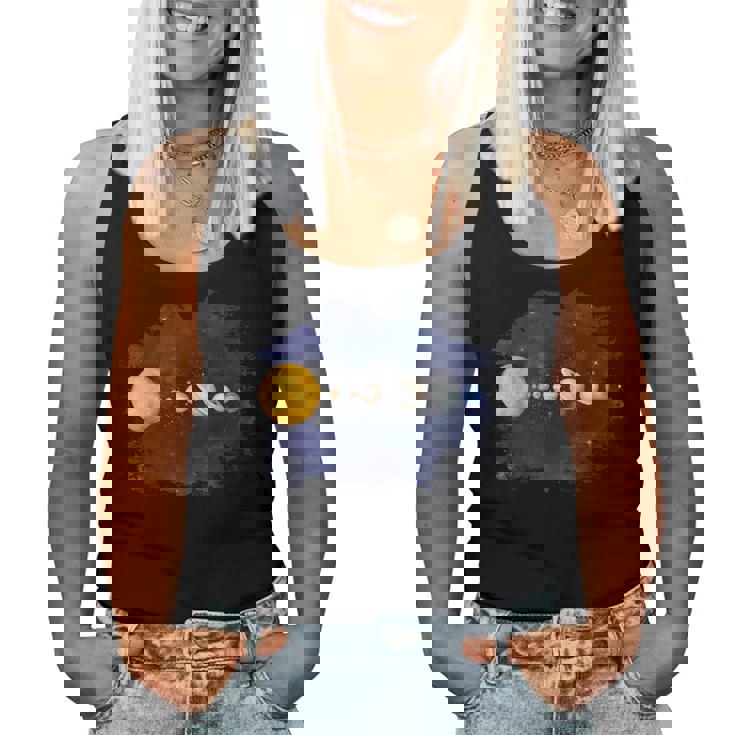 太陽系惑星 科学宇宙ファン 男の子 女の子tem キッズ レディースタンクトップ