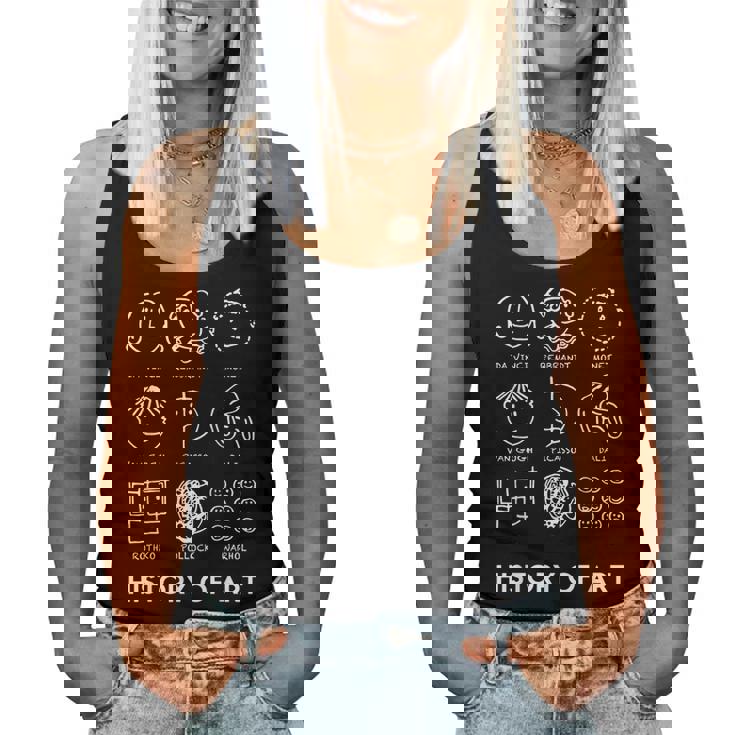 教師、学生、男性、女性の愛の芸術のための歴史。 レディースタンクトップ