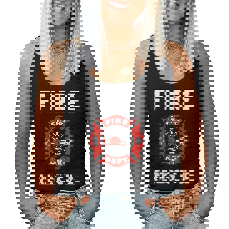 消防士 消防士 キッズ ユース 大人 男の子 女の子 レディースタンクトップ