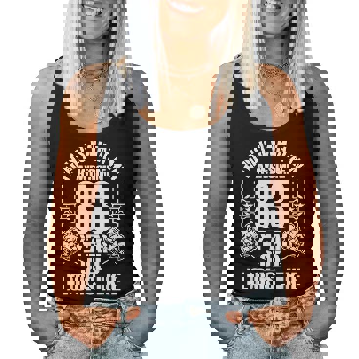 男性、女性、83歳の誕生日への83歳の誕生日プレゼント レディースタンクトップ