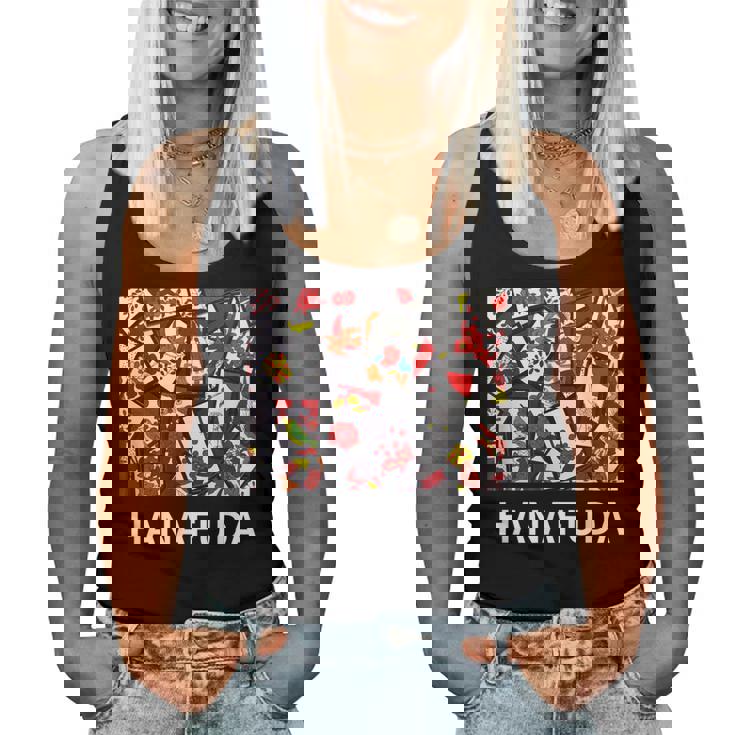 花札tシャツ 日本 カードゲーム レディースタンクトップ