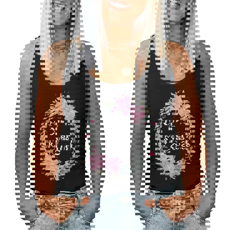 花柄 84歳 誕生日 男性 女性 84歳 誕生日 レディースタンクトップ