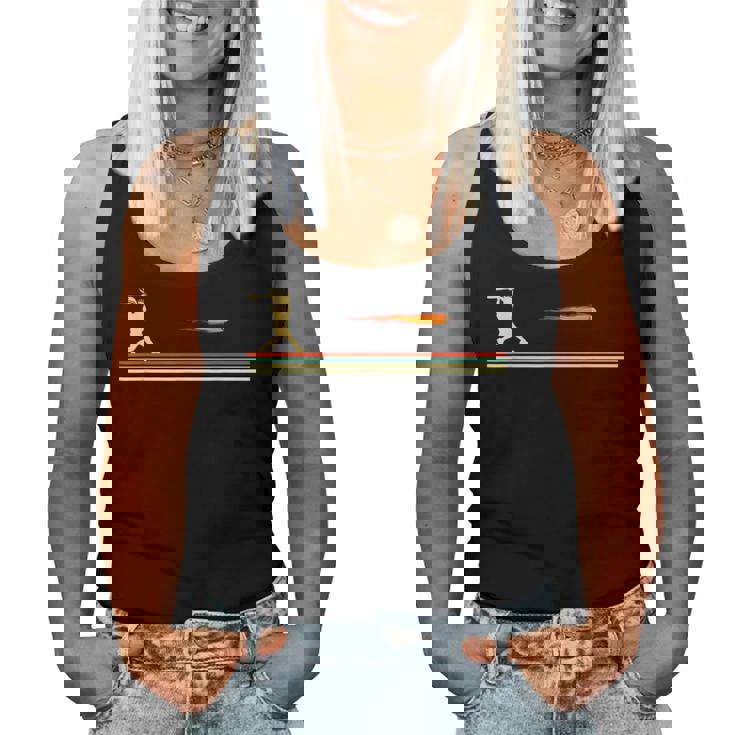 野球選手 娘 面白い ソフトボール バット 女の子 レディースタンクトップ