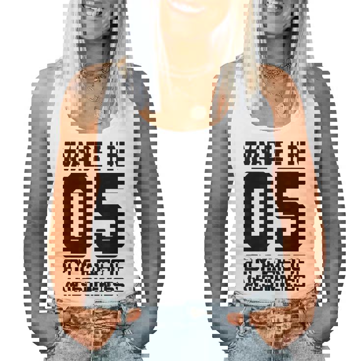 20歳の誕生日 男性 女性 娘 息子 年齢 20歳 レディースタンクトップ