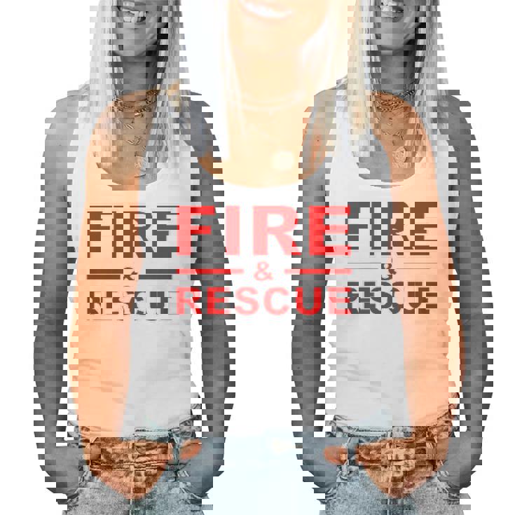 Fire Rescue 消防士 消防士 キッズ 若者 大人 男の子 女の子 レディースタンクトップ