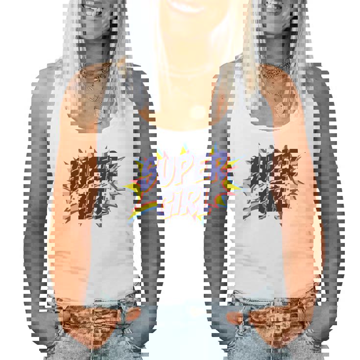 Girl Comicuper Retro Cool 長袖tシャツ レディースタンクトップ