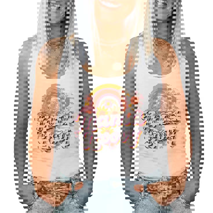 Groovy Best Mom Ever Best 母の日 長袖tシャツ レディースタンクトップ