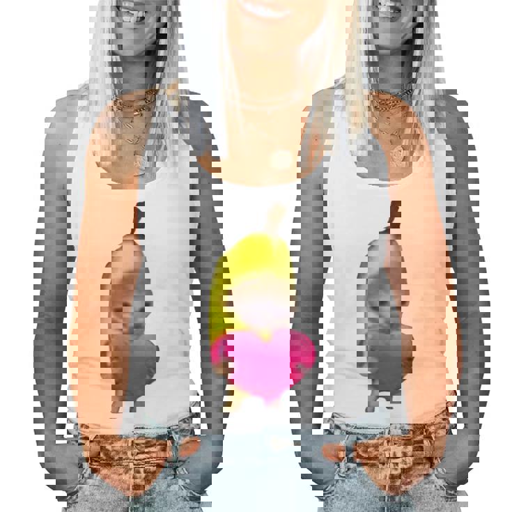 Happy Banana Cat レディースタンクトップ