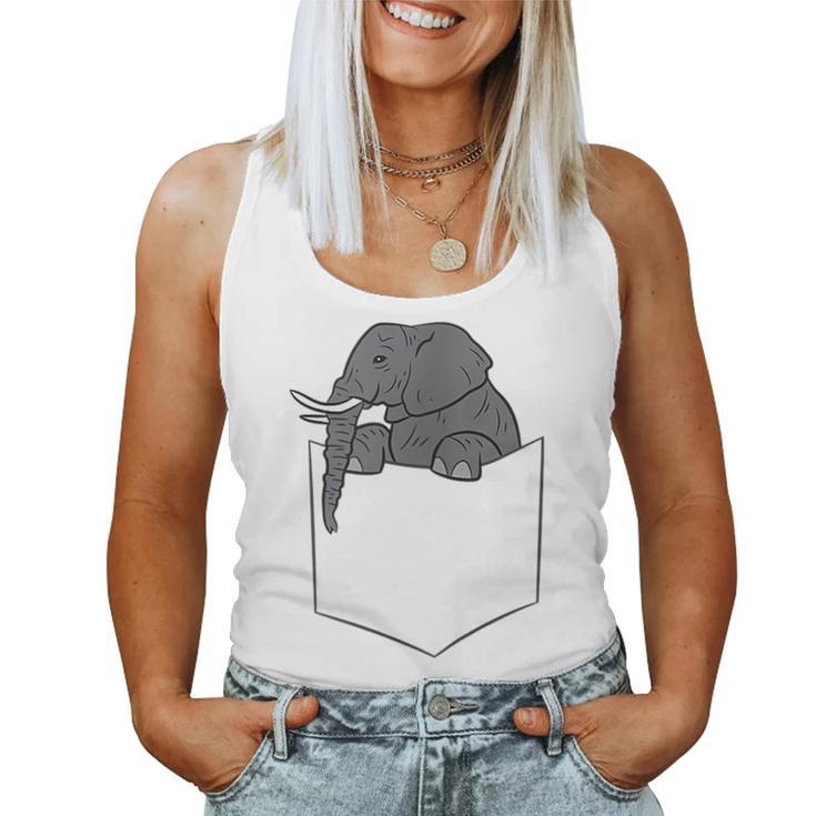L'éléphant Dans La Poche Drôle D'éléphant De Poche Débardeur pour femme