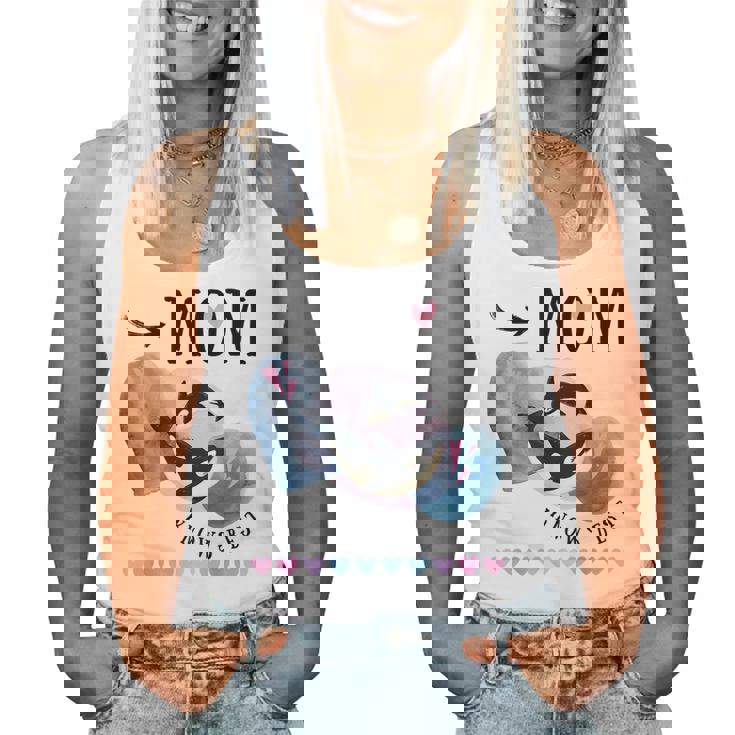 Mom Knows Best Mom And Baby Orca Whale Mother's Day Women Tank Top