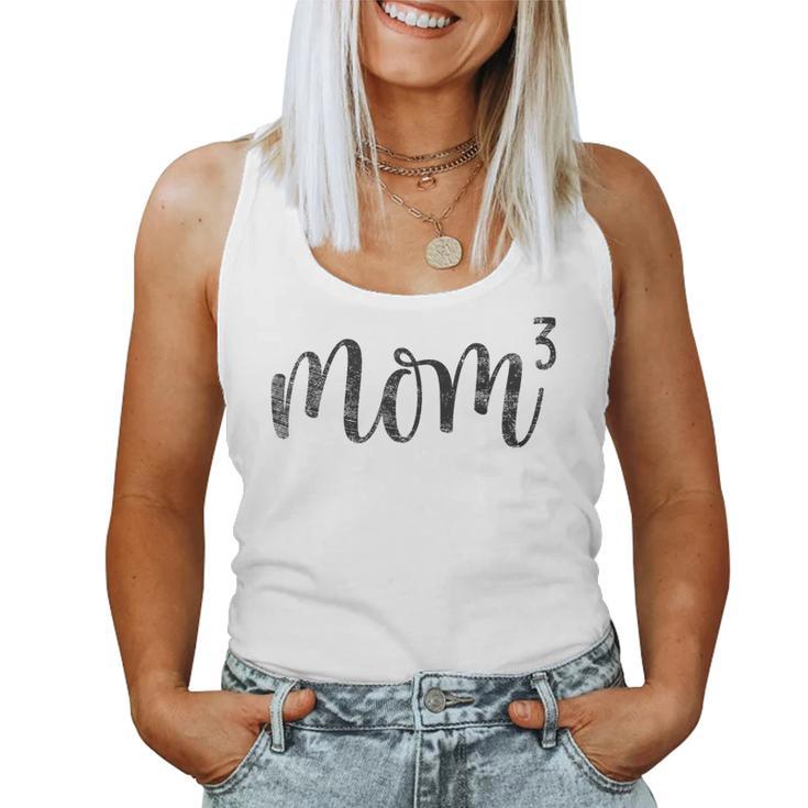 Mom3 Mom Cubed Mother Of Three Mama Of 3 Women T-shirt | Mazezy AU