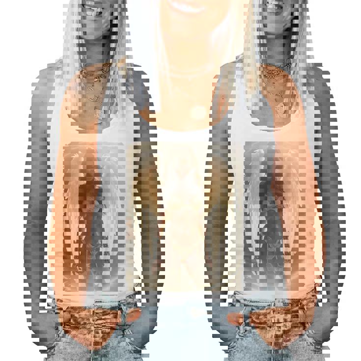 Pinup Girl 男性用 セクシーエンジェルガール 2 バックプリント レディースタンクトップ