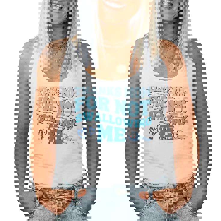 Thank Mom For Notwallow Me 娘 息子 母の日 レディースタンクトップ